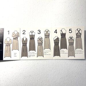 SIGNATURE COLLECTION 8-Way Convertible Dress/Skirt 8 Different Ways To Wear Sz M